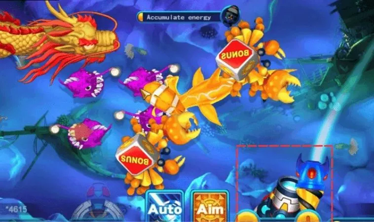 Đồ họa game Bắn Cá Rồng tại 12Play thiết kế đẹp, sống động