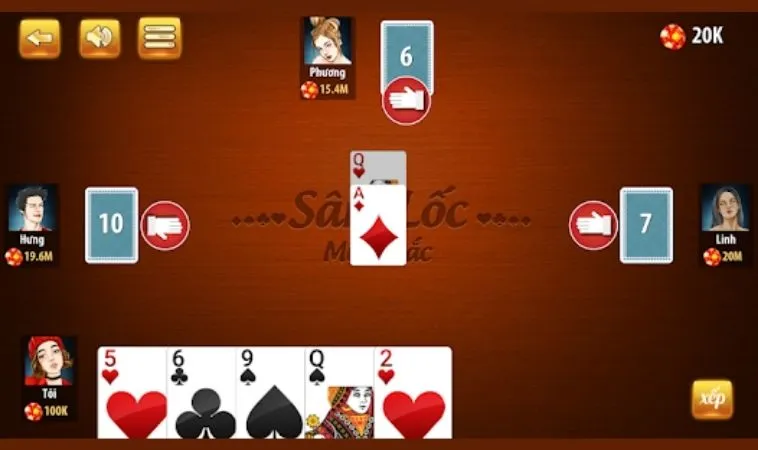 Bàn chơi Sâm Lốc nhà cái 12Play