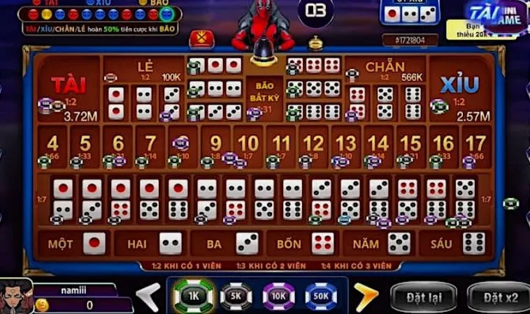 Bàn cược SicBo nhà cái 12Play